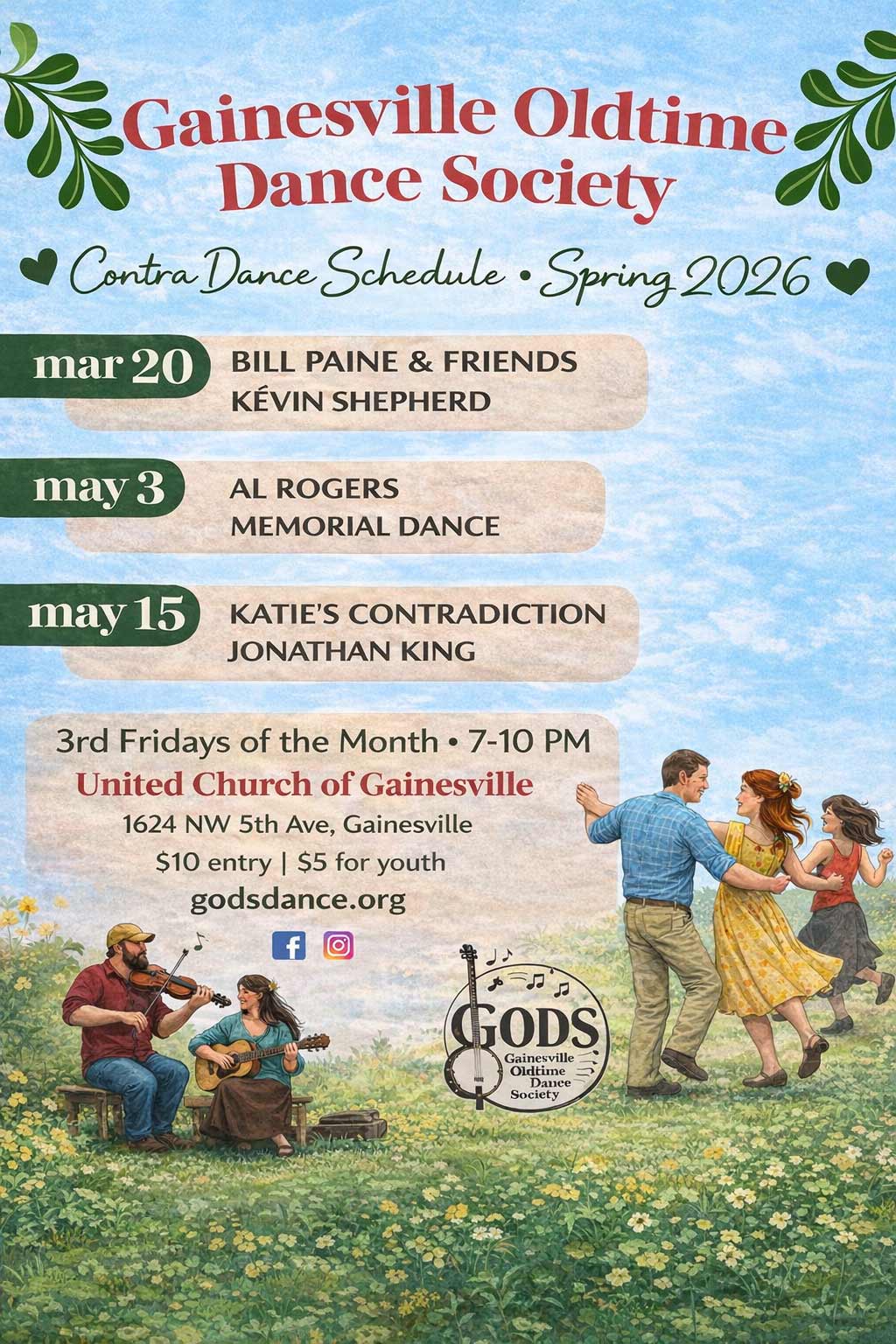 Spring 2026 schedule