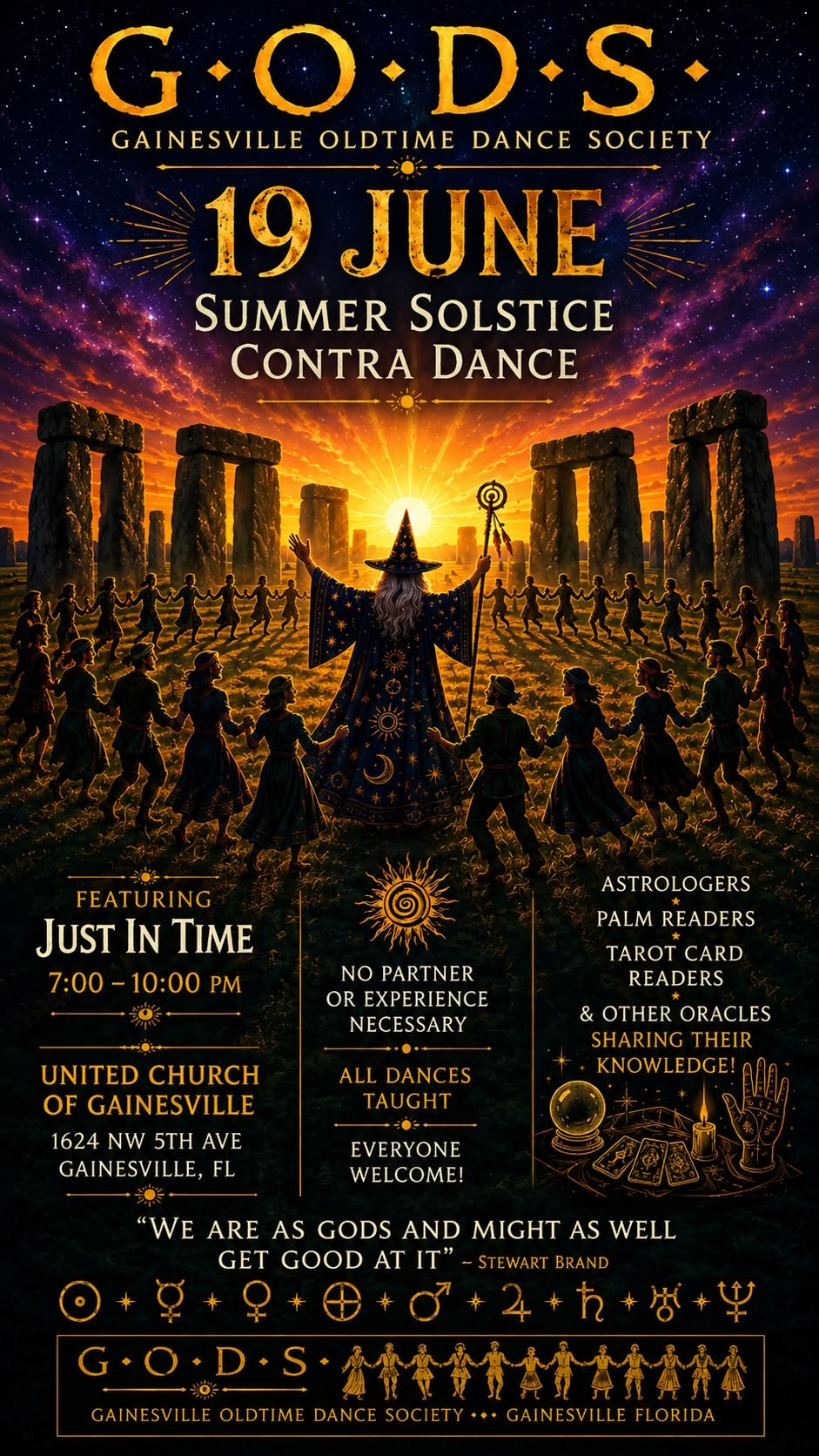 GODS 19 June Summer Solstice Contra Dance